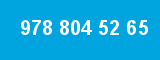 978 804 52 65